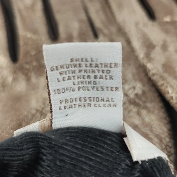 Leather Gold Snakeskin Print Black Vintage Chico's EUC Size SMALL Lined - Picture 7 of 9